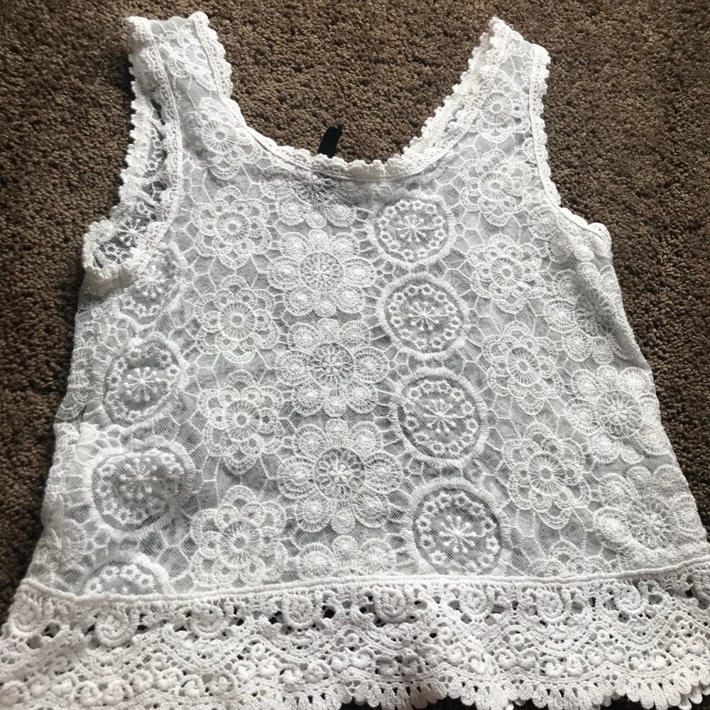 Never worn sheer tank top!